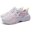 Li Ning Joyful Journey Cushioning Slip Resistant Abrasion Resistant Low top Running Shoes Women's Pink White AGCR044-1