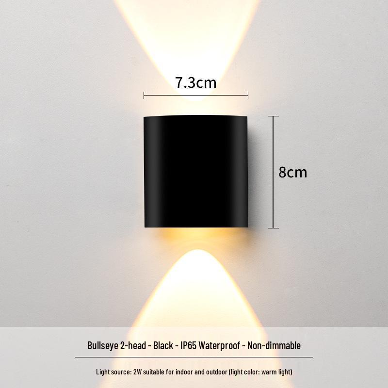 Modern Waterproof LED Wall Light for Outdoor & Indoor Spaces