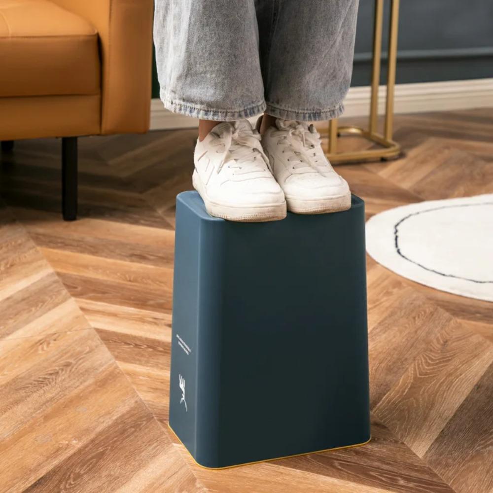 With Lid Trash Can Rectangular Waste Bins Press-type Trash Bin Toilet