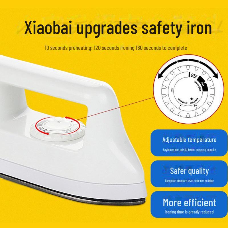 Портативный мини-электрический утюг для одежды - подходит для студенческого общежития и путешествий, маломощный, с контролем температуры