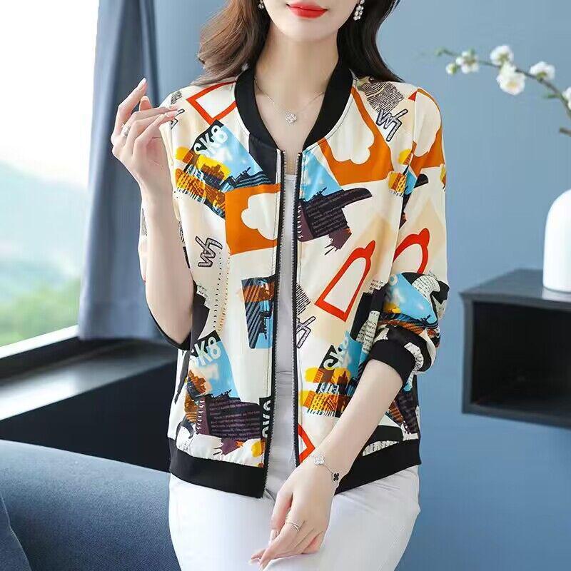 2025 Stylish Women's Large Ice Silk Sun Protection Chiffon Jacket - Long Sleeves, Beach and Holiday Ready