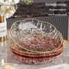 Элегантная высококлассная тарелка для хранения фруктов и конфет для гостиной