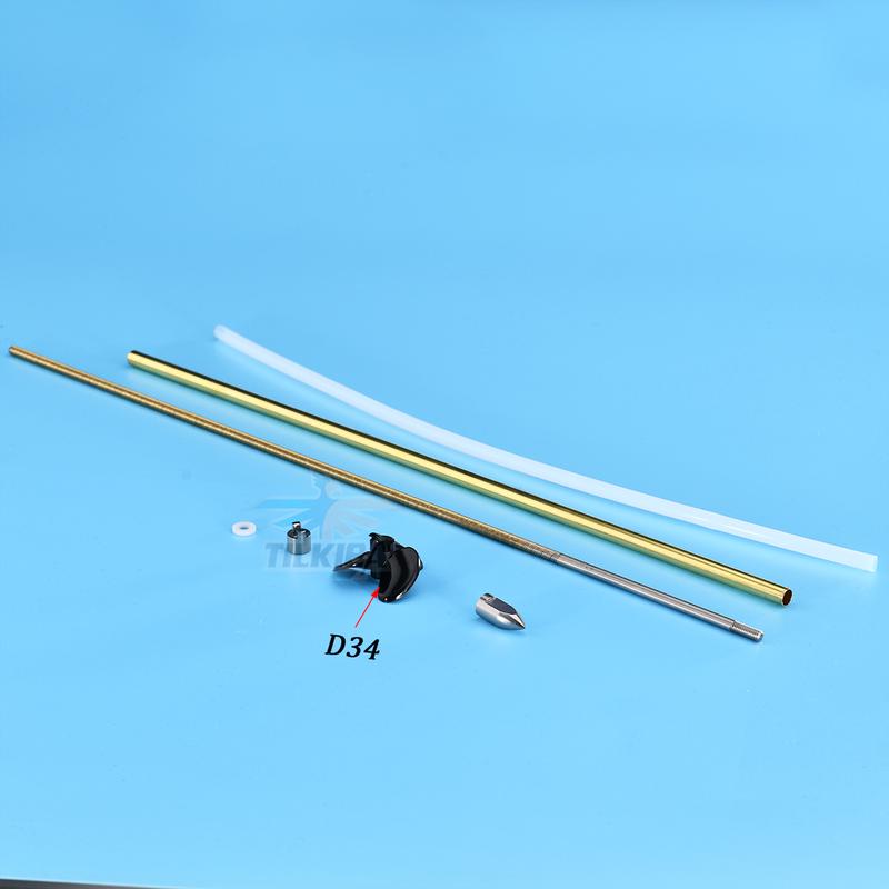 RC Model Boat Shaft Kit 4mm Left/ Right Flexible Axle+Drive Dog + Gasket+3 Blades Proprller + Prop Nut + Brass Tube For RC Boat