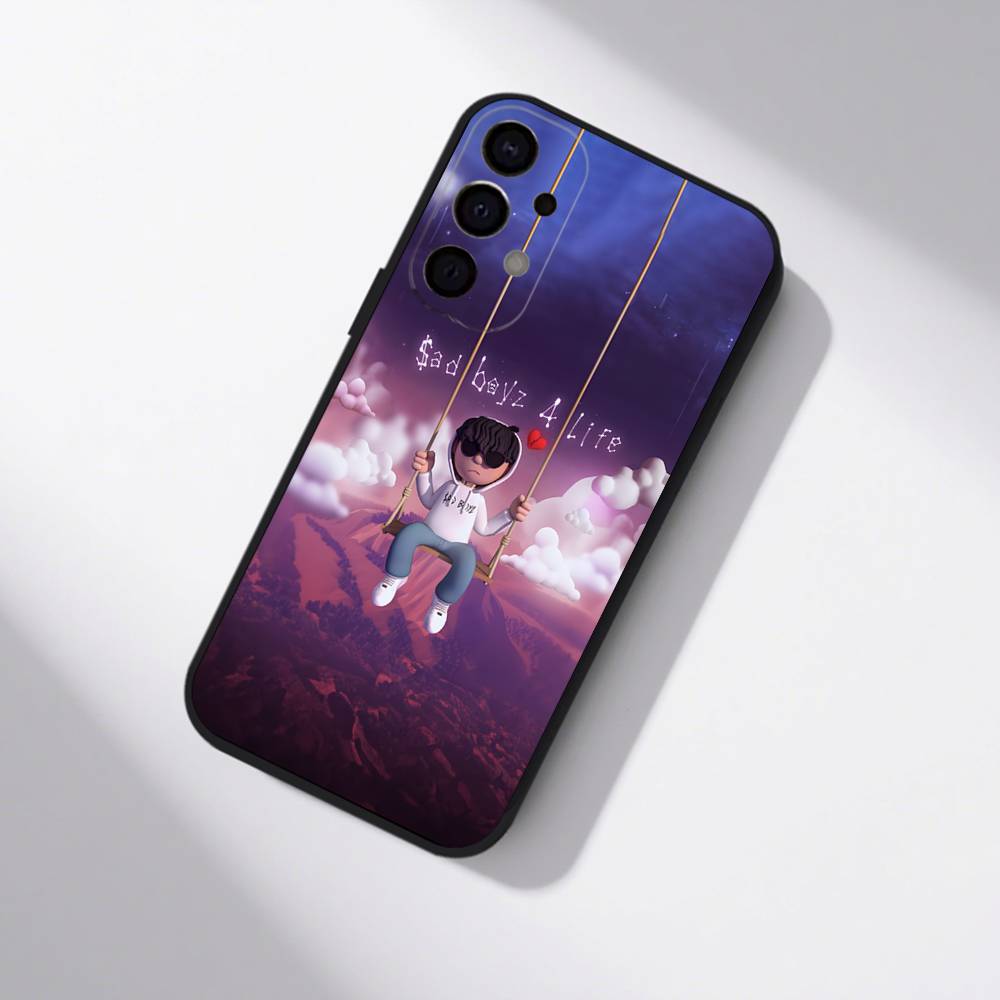 J-Junior H $AD BOYZ 4 LIFE Для Samsung S25,S24,S21,S22,S23,S30,Ultra,S20,Plus,Fe,Lite,5G Черный Чехол для Телефона