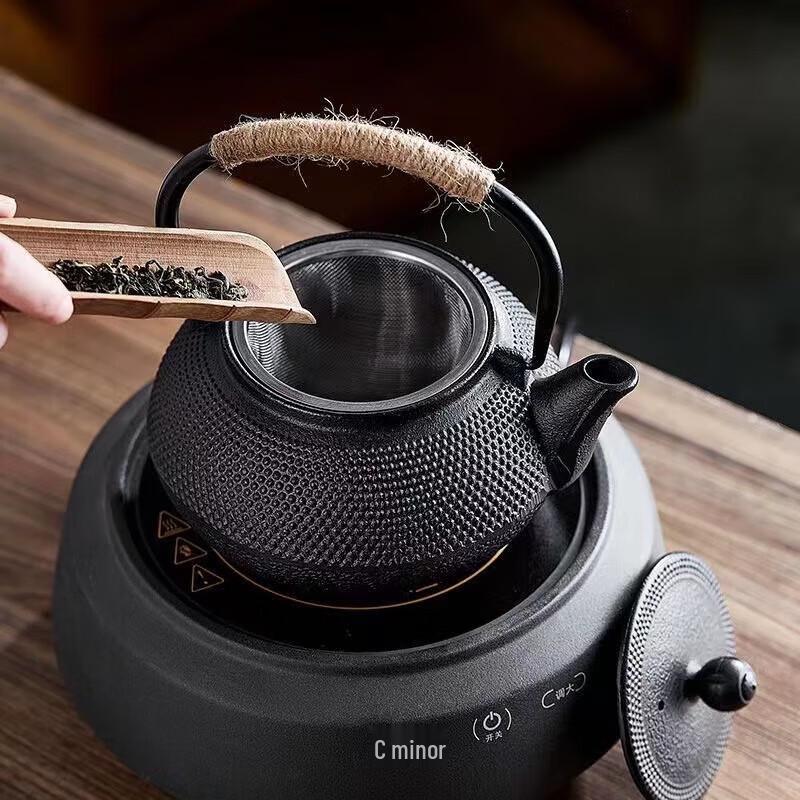 Wei Yi 1200ml Cast Iron Camping Teapot with Infuser