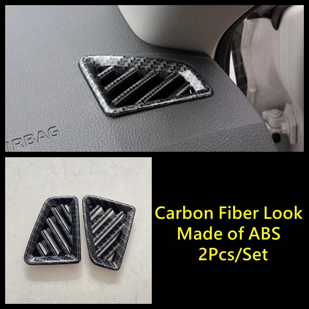 Рамка-крышка вентиляционного отверстия кондиционера на приборную панель автомобиля для Skoda Kodiaq 2017 - Аксессуары из нержавеющей стали для салона