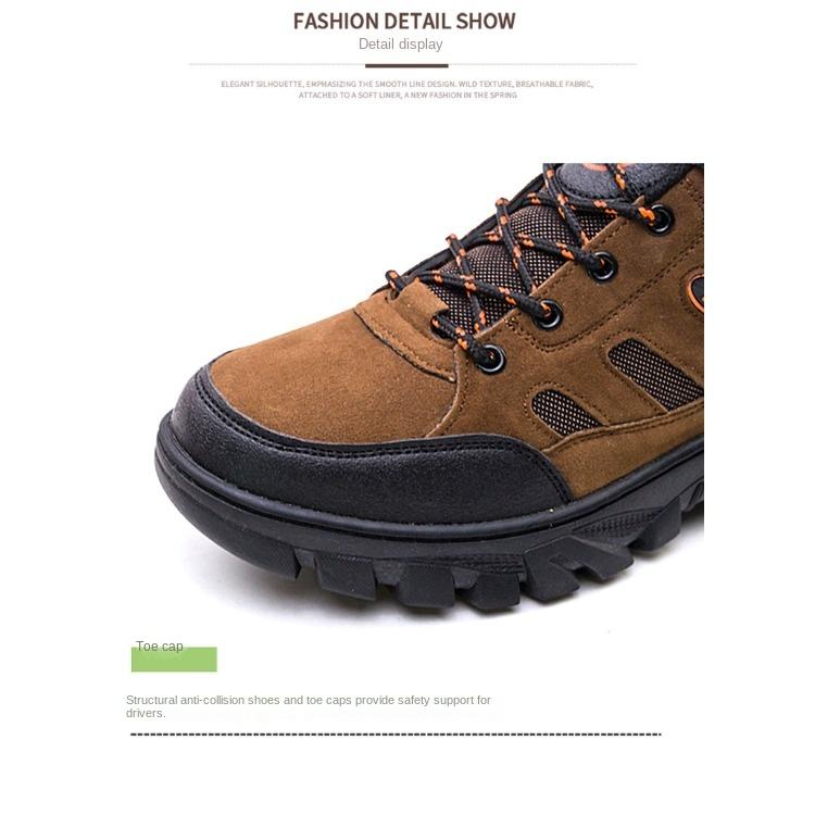 Hiking Shoes Men's Summer Tide Cargo Labor Protection Shoes Men's Casual Sports Shoes