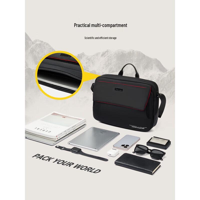 OIWAS National Geographic Water-Repellent 14-inch Laptop Messenger Bag