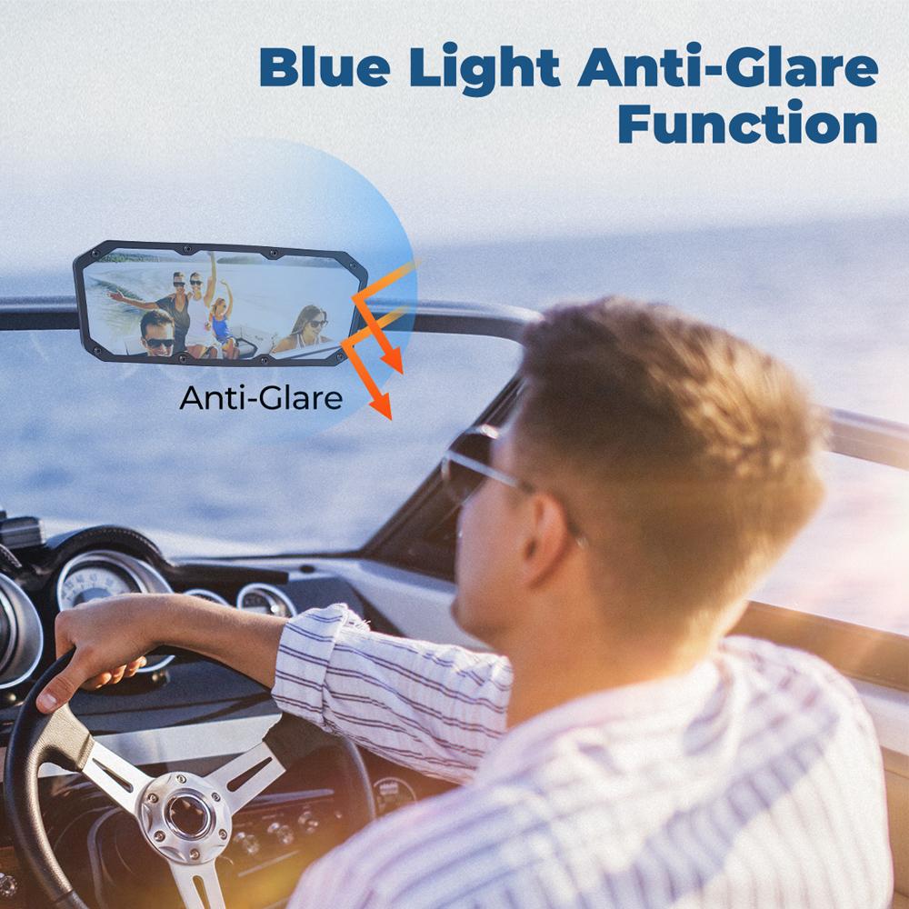 Boat Rear View Mirror Reflection Marine Accessories For Jet Ski For Yacht Rearview Mirrors Personal Watercraft PWC Universal