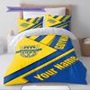 Name Custom ARKA GDYNIA TAPETA Pattern Bedding Set Quilt Cover Pillowcase Home Decor Gift (1 * duvet cover + 2 * pillowcase, without core)