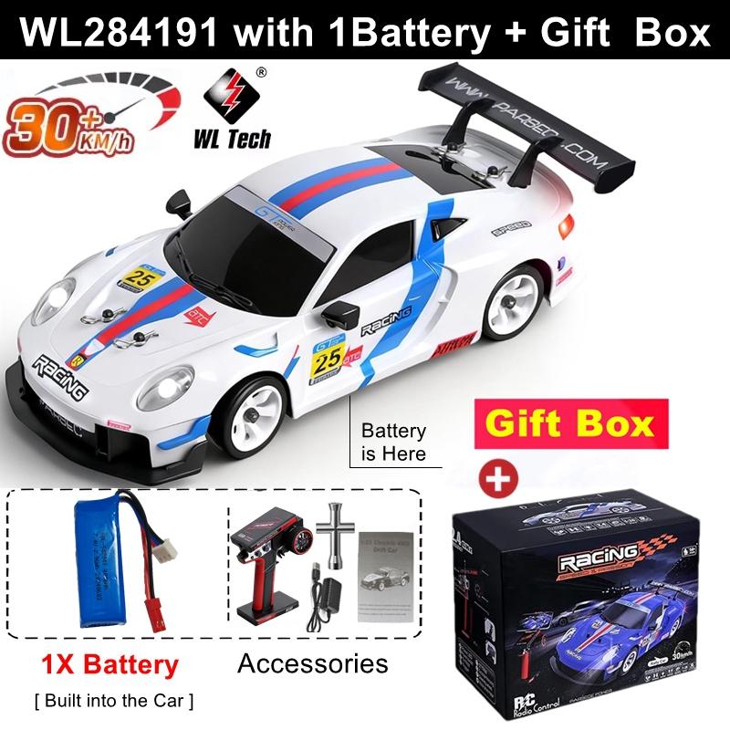 WLtoys 284191 284019-A Улучшенный Гироскоп 1/28 Радиоуправляемая Дрифт-Машина 4WD Высокоскоростная Модель с Радиоуправлением 2.4G Дрифт-Гоночный Автомобиль Мини Подарок