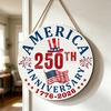 Деревянная табличка на дверь к 250-летию США 1776-2026 250 Лет Свободы Патриотическая подвесная табличка для 4 июля Дня Независимости Входная дверь Крыльцо дома