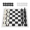 2 in 1 Travel Board Games Set Portable Chess and Checkers Set for Kids and Adults
