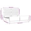 Bed Frame without Mattress Black 160x200 cm Velvet