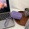Большая емкость Короткая молния Кошелек для мелочи С ремешком Нейлоновая сумка для телефона Простая сумка для денег Унисекс