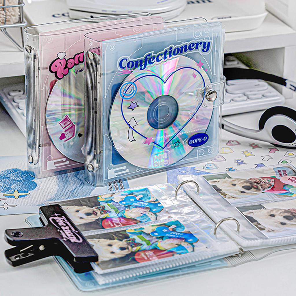 Ретро CD Корейский Идол Фотокарты Коллекционный Альбом Переплет A7 Обложка для Блокнота Канцелярские товары Фотоальбом DIY Органайзер для Хранения Карт