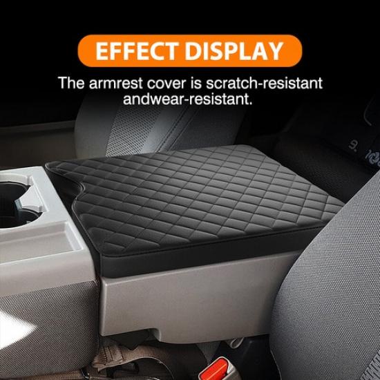 Чехол-подлокотник на центральную консоль из микрофибры и кожи для Ford F150 2015-