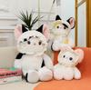 New Cute Cat Plush Toy Super Cute Bunny Doll Doll Accompany Healing Gifts for Girls and Children