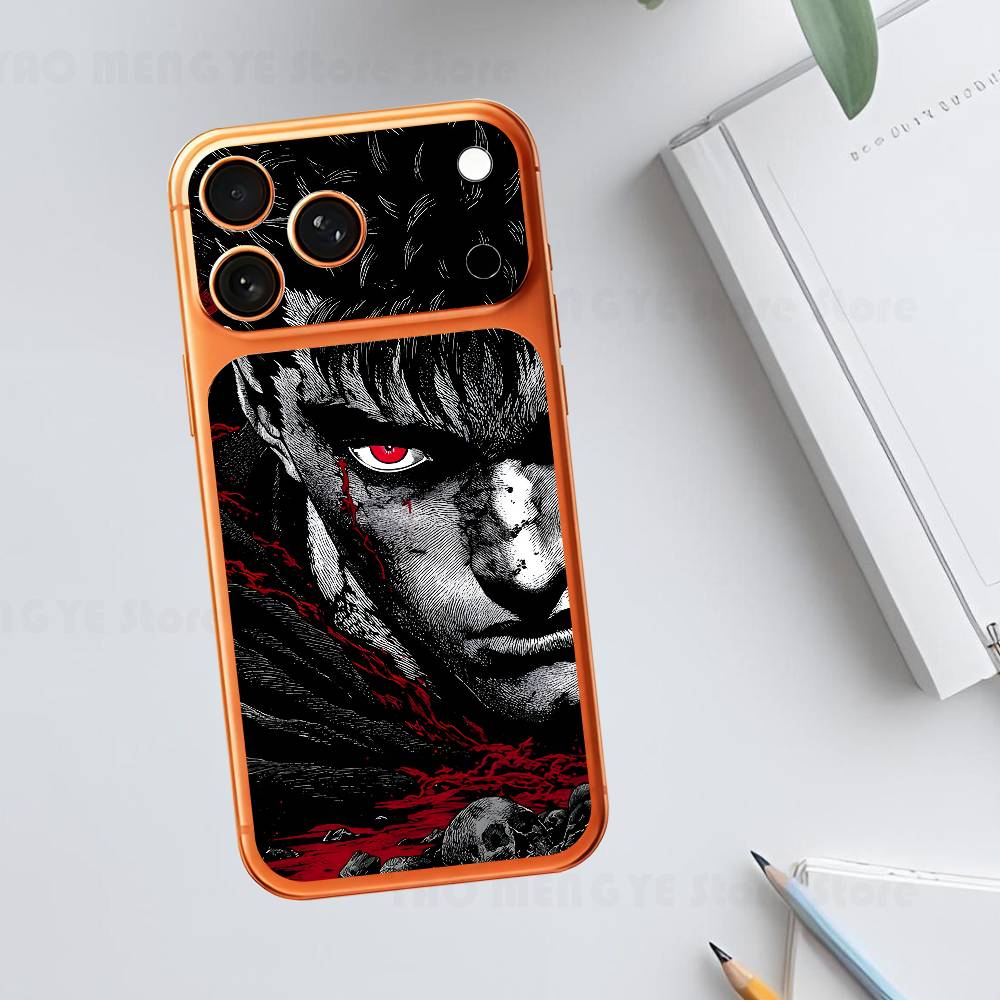 Аниме G-Guts Гриффит Для IPhone 17 Pro ProMax Полная задняя крышка Наклейка Wrap Skin Задняя защитная пленка-наклейка