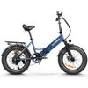 Складной электровелосипед SAMEBIKE LOTDM200-II, 20-дюймовый городской электровелосипед для взрослых, двигатель 750 Вт, аккумулятор 48 В 13 Ач