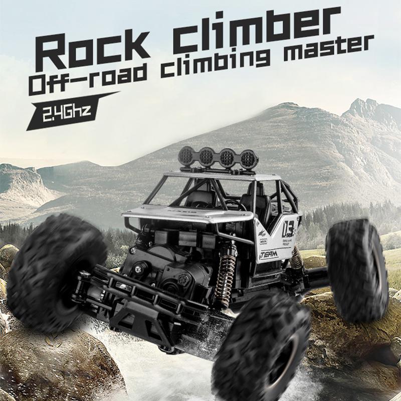 1:16 4WD Радиоуправляемая машина со светодиодными огнями, Радиоуправляемые машины, Багги, Внедорожные грузовики, Игрушки для мальчиков, Для детей