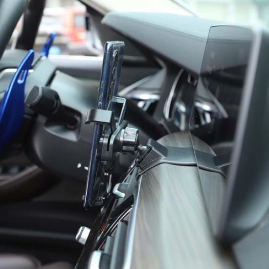 Черный Воздушный Держатель Мобильного Телефона Крепление Подставка Отделка Для BMW 5 Серии 2018-