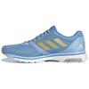 Adizero Adios 4 Устойчивые к истиранию Амортизация Нескользящие Низкие Беговые Кроссовки Женские Синий Белый Золотой EF1458
