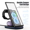 3 In 1 Wireless Charger Stand For Samsung Galaxy Watch 6 5Pro 5 4 3 15W Fast Charging Dock Station For Samsung S23 S22 S21 Buds 2