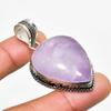 Sage Amethyst Gemstone Handmade 925 Silver Plated Jewelry Pendant 1.89"