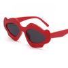 Забавные солнцезащитные очки, необычные индивидуальные танцевальные очки, уличные модные солнцезащитные очки с цветами для губ.