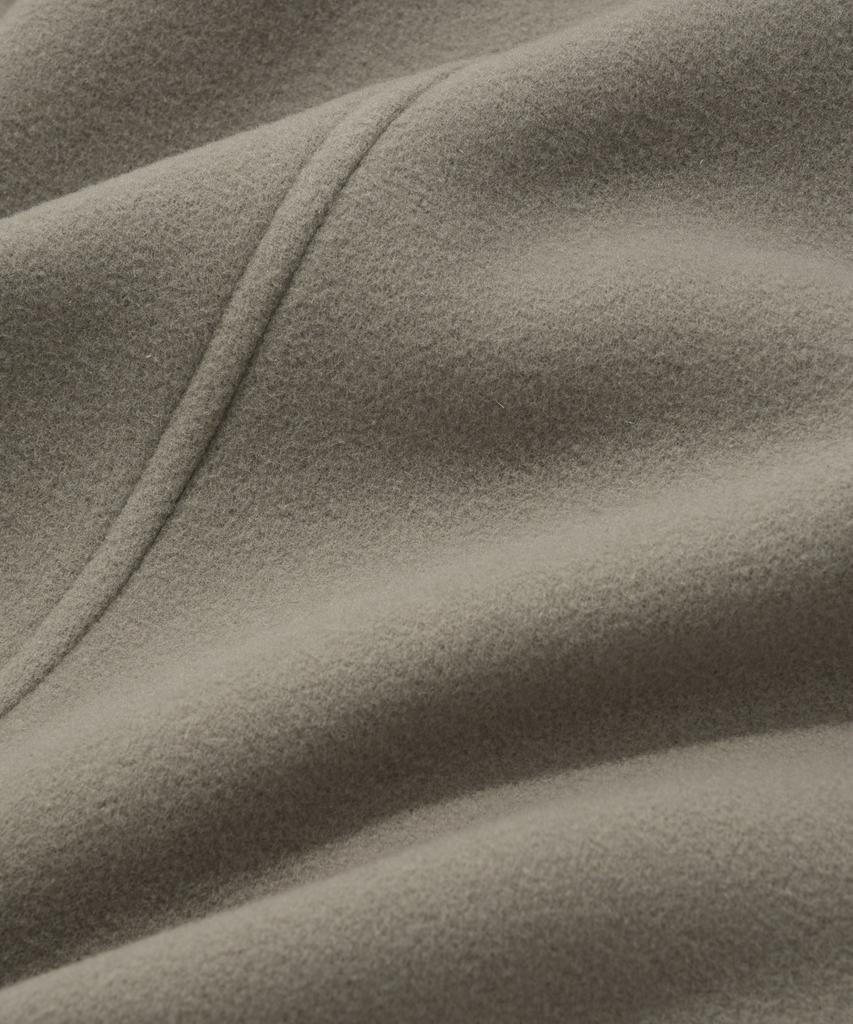 Covernat Wool Balmacaan Coat Beige