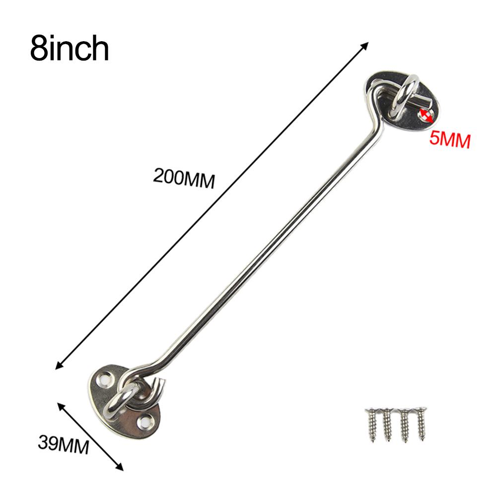 Замок окна Cabin Hook с выключателем безопасности и винтами