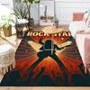 1Pc Rock Star Concert Energy Rug, Office Carpet Indoor Outdoor Doormat, Non-Slip Soft, Living Room, Christmas Halloween Gift M929366