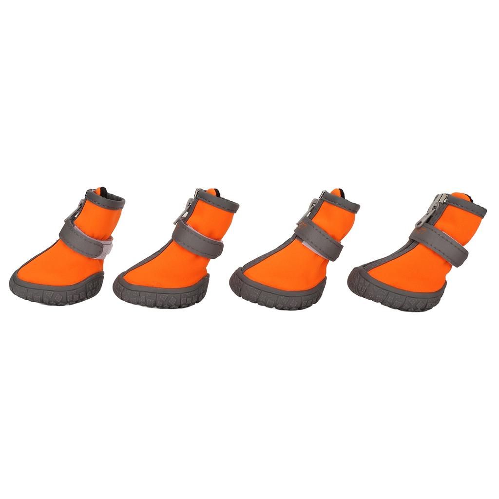 Dog Soft Sole Shoes Soft Waterproof Breathable Prevent Slipping Wear Resistant Reflective Pet Boots for Outdoor Hiking