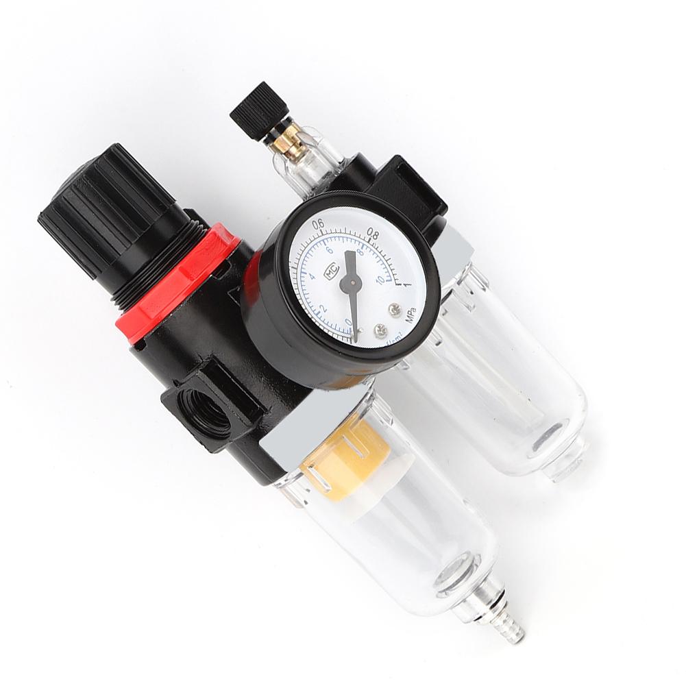Treatment, Compressed Filter Regulator, AFC2000 Oil-water Separator Filter, 1Celsius4 Inch NPT Pressure Regulator, Gas Liquid, A essories