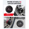 Upgraded Front Axle Nut Covers, CNC Stealthy Black Axle Nut Caps-Black