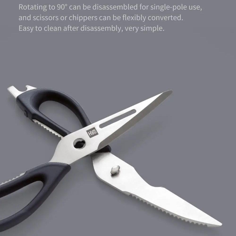 Xiaomi Ножницы Huohou, кухонные острые наборы из нержавеющей стали, нескользящий набор инструментов, ножницы для фруктов, мяса, ножницы для обрезки