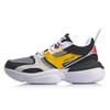Li Ning Zeng Rong амортизирующие нескользящие износостойкие поддерживающие низкие спортивные повседневные туфли мужские туфли желтые черные AGLP083-9