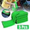 5pcs Car Detailing Car Wash Microfiber Towel Car Cleaning Cleaning Tools Rag Micro Washing Cloth Wash Auto Drying Fiber Car D5H6