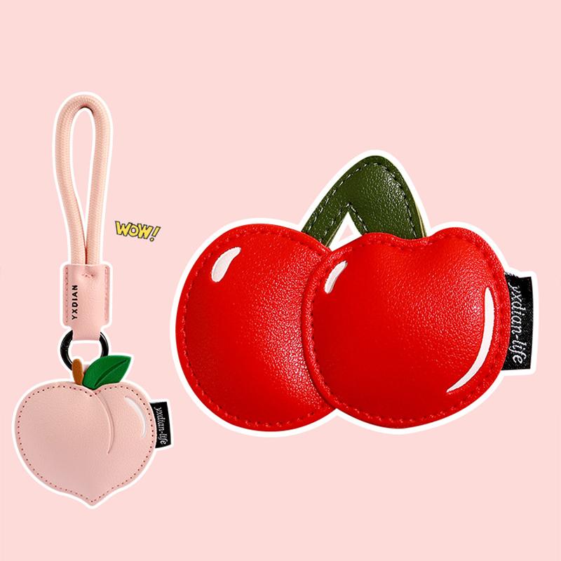 Женщины Девушки Подвеска Декоративная Имитация Фруктов DIY PU Кожа Моды Мультфильм Сумка Украшения Подарочные Аксессуары
