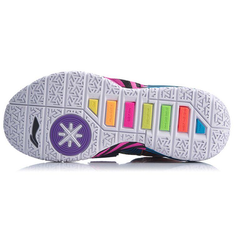 Баскетбольные кроссовки Li Ning All City 7 с амортизацией, нескользящие, износостойкие, среднего размера, мужские баскетбольные кроссовки желто-синие ABAP099-1