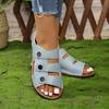 Large Size Sandals Women's New Summer Soft-soled Two-wear Bag Heel Fish Mouth Beach Sandals