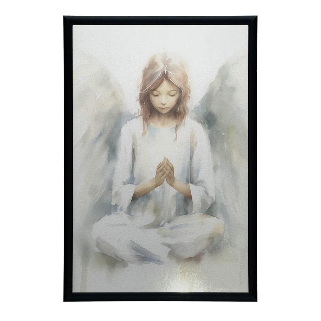 Delikatny Anioł Delikatny Anioł, 50X70 Cm, Bez Ramy, Płótno Premium Na Blejtramie