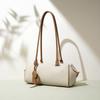 2025 Exquisite Pendant Premium Niche Design Shoulder Bag Light Luxury Leather Simple Handbag Women's Commuter Baguette Bag