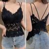Women Lace Embroidery Bralettes Hollow-out Beauty Back Sexy Vest Lingerie Female Bra Padded Tube Tops Underwear