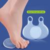 Силиконовый держатель для пальцев ног, мужские и женские подушечки для передней части стопы, силиконовая стелька для передней части стопы, амортизация и снятие давления