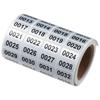 Black Number Stickers Self-Adhesive Consecutive Number Stickers 1-2000 Inventory Tags  Office