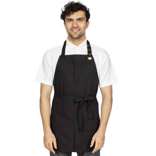 Dennys Canvas Front Slit Bib Apron