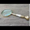 Chess Design Handcrafted Brass Magnifying Glass