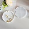 2Pieces High Quality Silicone Molds For Crafting Elegant Round Lace Trays Ideal For Baking Enthusiasts And Homemakers